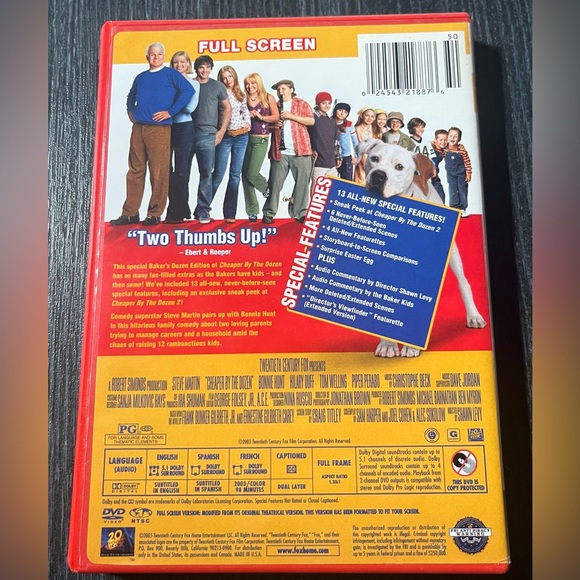 Cheaper by the dozen DVD~(=^‥^● - Picture 3 of 6